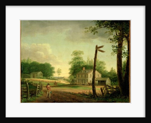 Wayside Inn on Route to Philadelphia by Thomas Birch