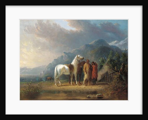 Sioux Camp by Alfred Jacob Miller