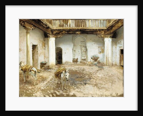 Moorish Courtyard, 1913 by John Singer Sargent