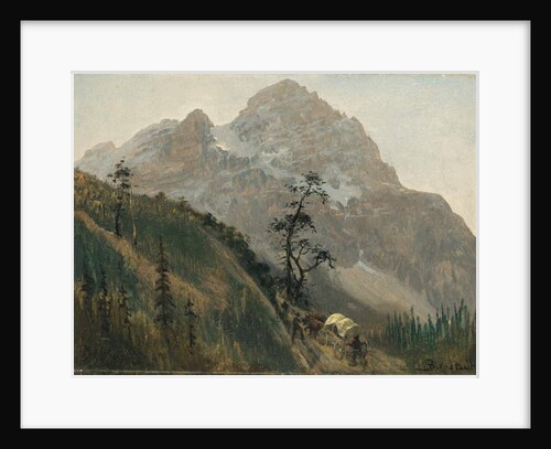 Western Trail, The Rockies by Albert Bierstadt