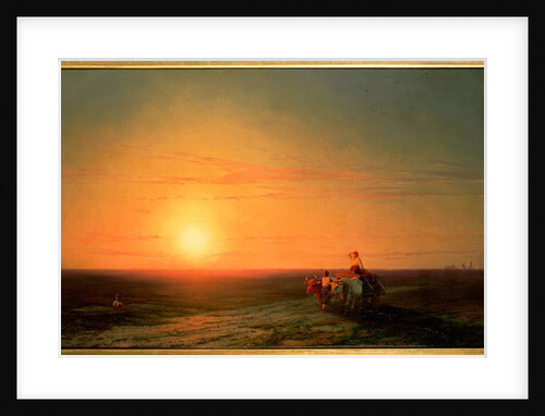 Peasants Returning from the Fields at Sunset, 19th century by Ivan Konstantinovich Aivazovsky