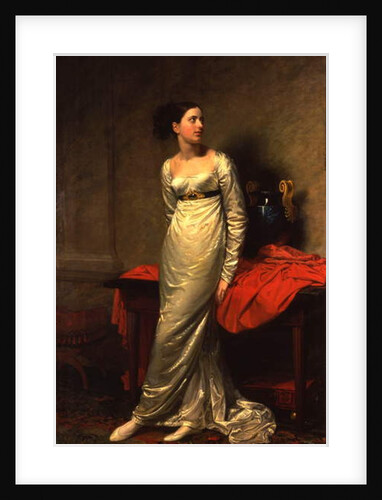 Portrait of Mrs White, full length in a White Silk Dress, 1809 by George Dawe