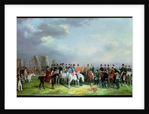 The Wiltshire Great Coursing Meeting Held at Amesbury, March 16, 17, 18, 19 And 20, 1847, With Stonehenge Beyond, 1847 by W. and Barraud H. Barraud