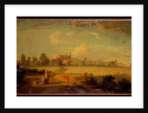 A View of Eton from the Playing Fields, 1822 by Edmund Bristow