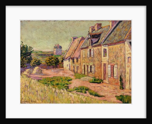 Saint-Briac, cour a la Ville Hue, 1885 by Paul Signac