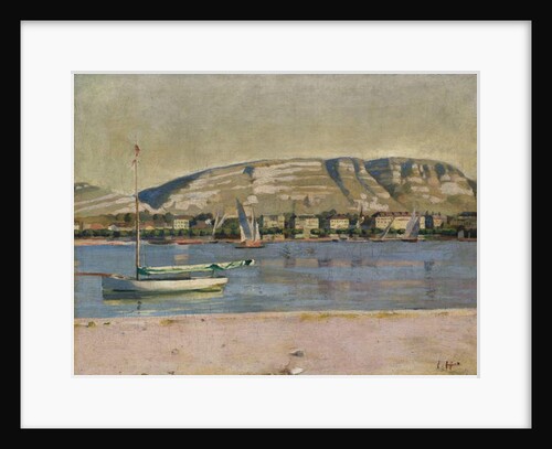 Geneva Harbour and the Saleve, 1878 by Ferdinand Hodler