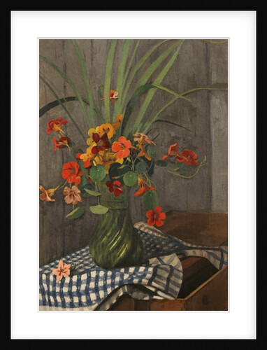 Nasturtiums; Capucines, 1920 by Felix Edouard Vallotton