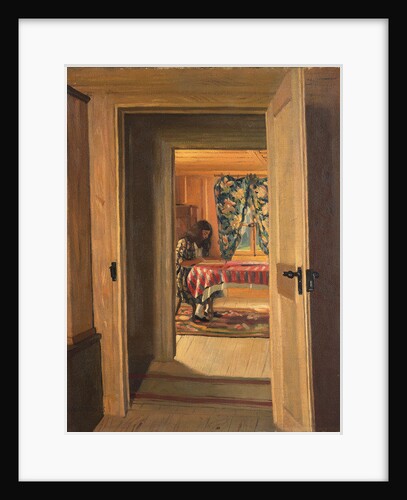 Interior with a Young Girl Writing, 1905 by Felix Edouard Vallotton