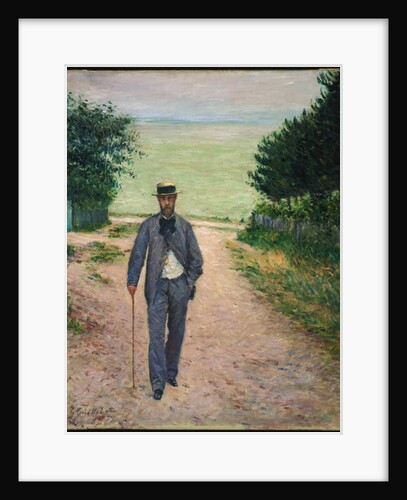 Stroller by the Sea by Gustave Caillebotte