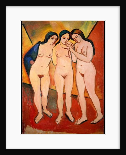 Three Nude Women, 1912 by August Macke