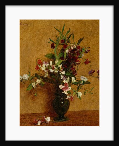 Sweet Peas; Pois de Senteur, 1888 by Ignace Henri Jean Fantin-Latour