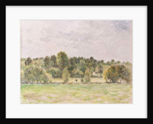 Eragny Evening, 1890 by Camille Pissarro