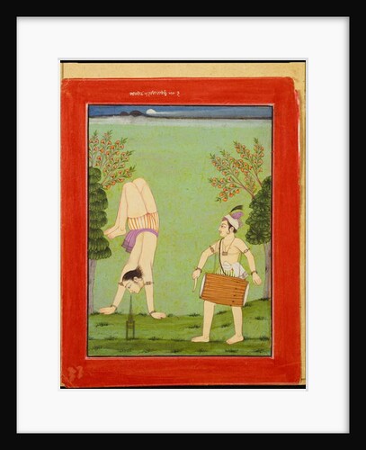 Gauda Raga: Third Putra of Dipak, c.1750 by School Pahari