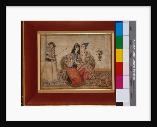 Two Lovers, 1838 by Persian School