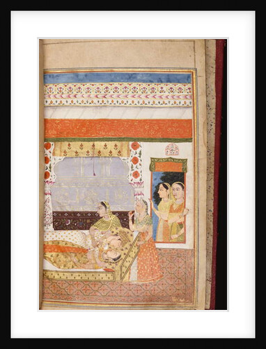 A Hindu love story of Manshar and Madh, c.1730 by Deccani School