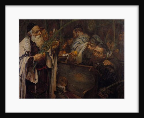 Sukkot in the Synagogue by Leopold Pilichowski