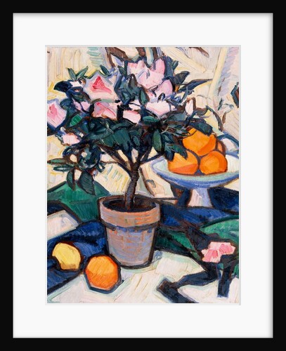 Pink Azalea and Oranges, c.1913 by Samuel John Peploe