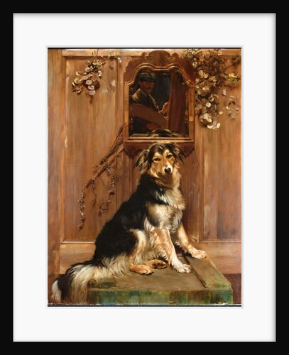 A Dog and a Mirror by John Henry Lorimer
