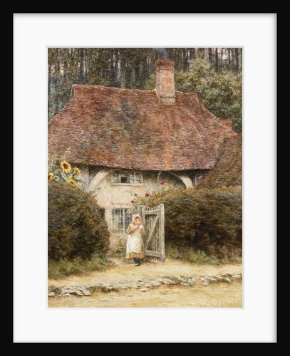 At the Cottage Gate by Helen Allingham