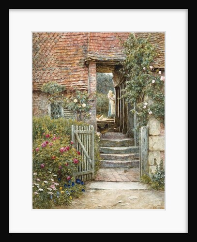 Under the Old Malthouse, Hambledon, Surrey by Helen Allingham