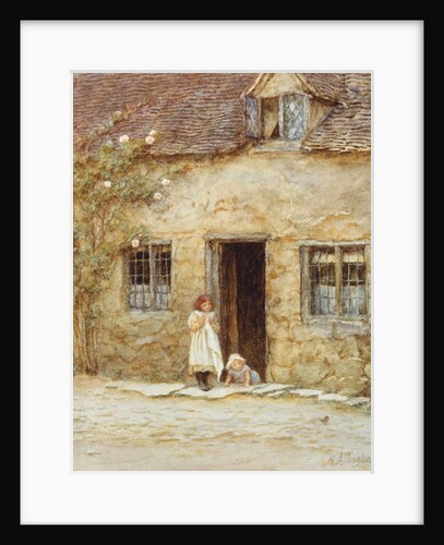 At the Cottage Door by Helen Allingham