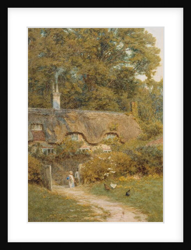 Cottage at Farringford, Isle of Wight by Helen Allingham