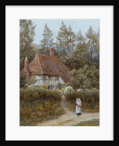 A Cottage near Haslemere by Helen Allingham