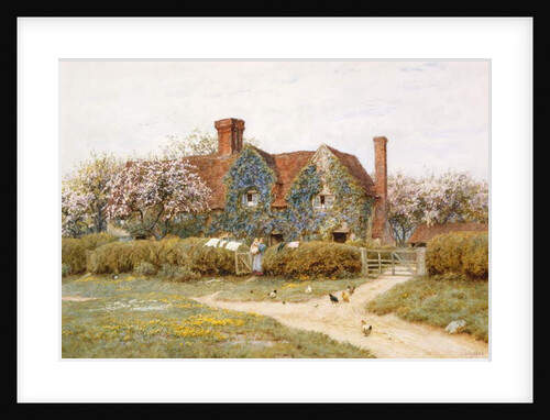 A Buckinghamshire House at Penstreet by Helen Allingham