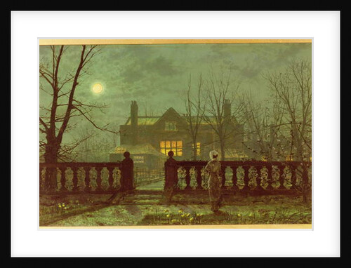 Lady in a Garden by Moonlight, 1892 by John Atkinson Grimshaw