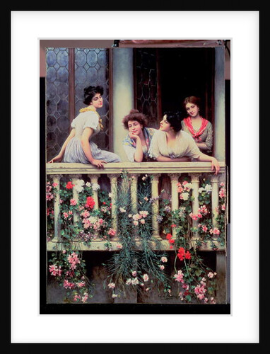 The Balcony, 1911 by Eugen von Blaas