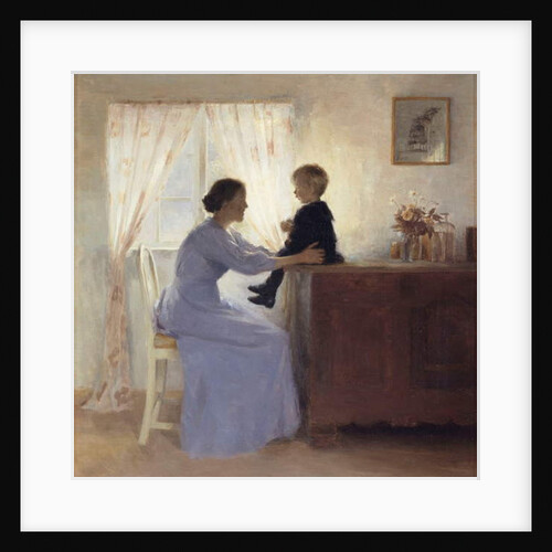 A Mother and Child in an Interior, 1898 by Peter Vilhelm Ilsted