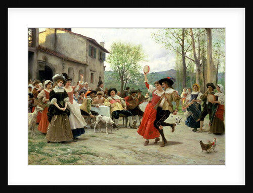 Silks and Satins at the Wedding Dance by Federigo Andreotti