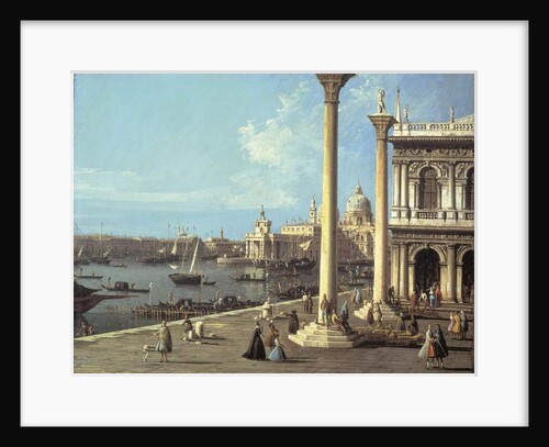 The Bacino di San Marco and The Church of Santa Maria della Salute, Venice by Bernardo Bellotto