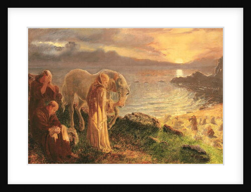 St Columba's Farewell to the White Horse, 1865-1868 by Alice Boyd