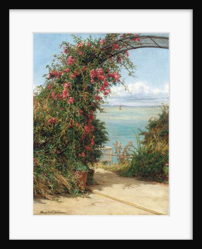 A Garden by the Sea by Frank William Warwick Topham