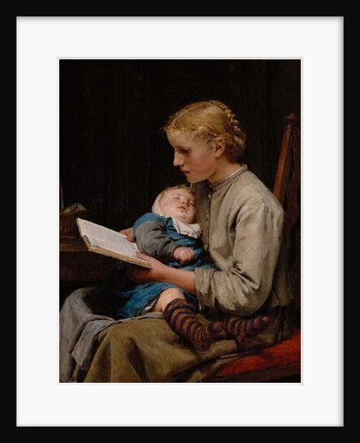 Rose and Bertha Gugger, 1883 by Albert Anker
