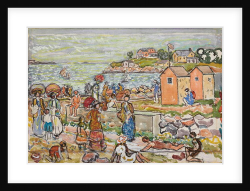 Bathers and Strollers, c.1919 by Maurice Brazil Prendergast