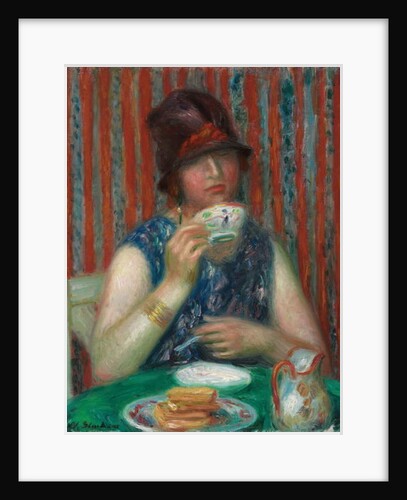 Girl with Teacup, c.1920 by William James Glackens