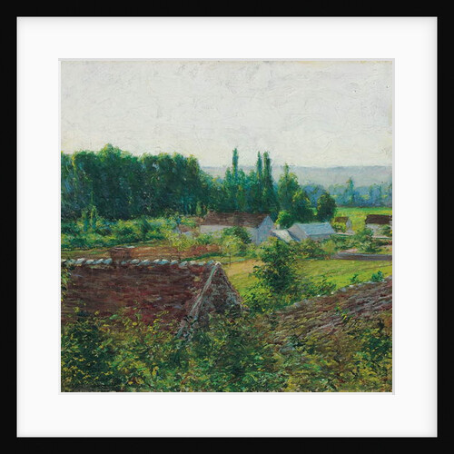 Farmhouses in Giverny, c.1890 by John Leslie Breck