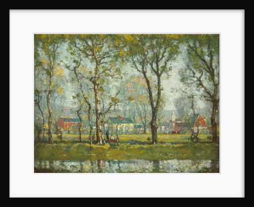 New England Village by Henry Ward Ranger