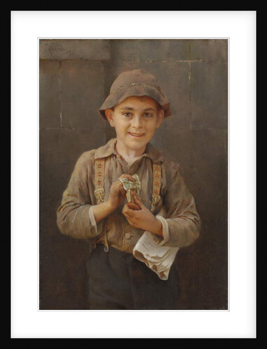 Newsboy, 1899 by Karl Witkowski
