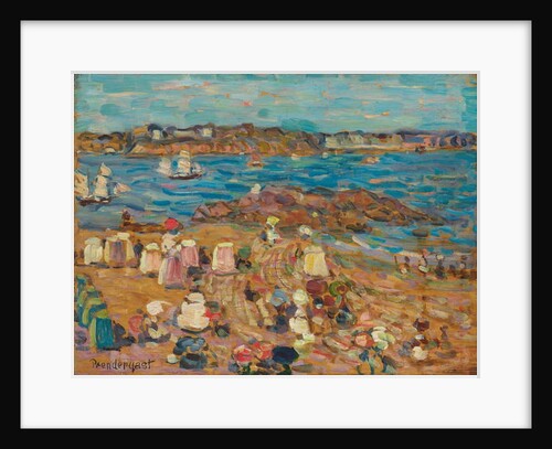 Study of Malo: The Border of the Sea, c.1907 by Maurice Brazil Prendergast