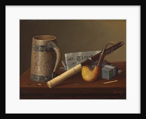 Flute and Times, 1877 by William Michael Harnett