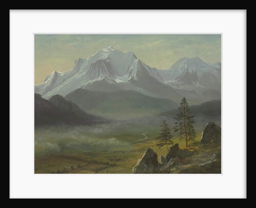 Mont Blanc by Albert Bierstadt