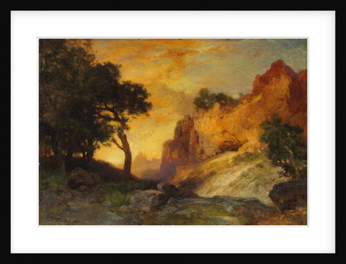 A Side Canyon, Grand Canyon, Arizona, 1905 by Thomas Moran