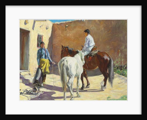 Making Ready, 1917 by Walter Ufer