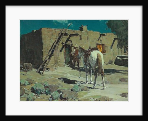 The Unbidden Guest, 1935 by Frank Tenney Johnson