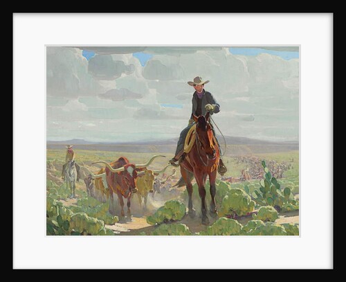 Texas of Old, c.1930 by William Herbert 'Buck' Dunton