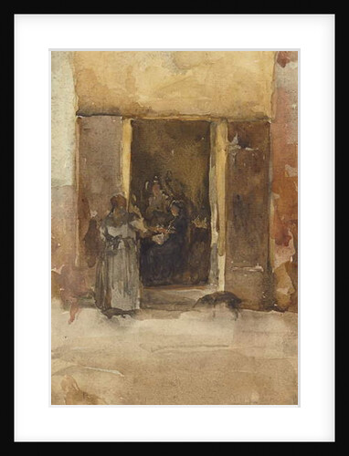 Figures in a Doorway, c.1897-99 by James Abbott McNeill Whistler