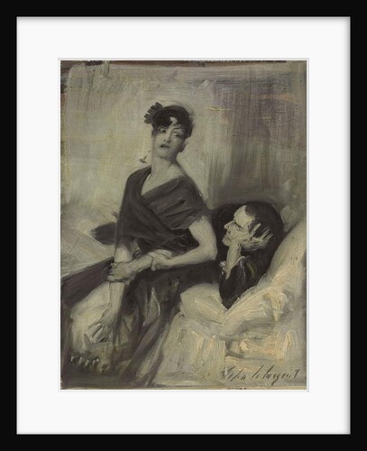 Man and Woman on a Bed, c.1880-1882 by John Singer Sargent